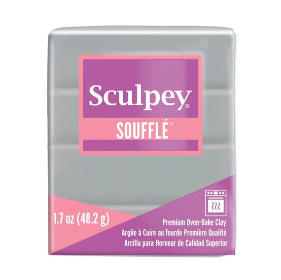 Sculpey Soufflé Polymer Clay 48g (1.7oz) - Concrete