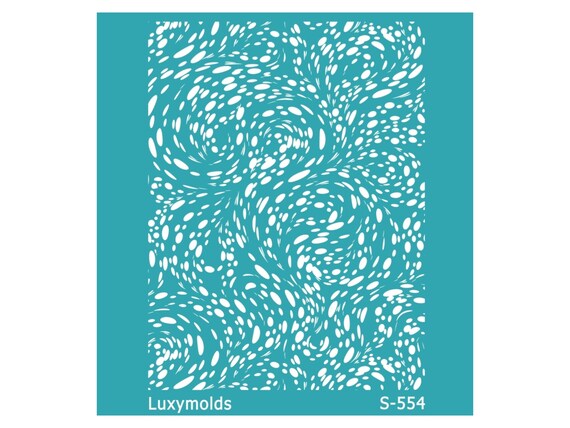 Silk screen stencil for polymer clay "Luxymolds" S-554