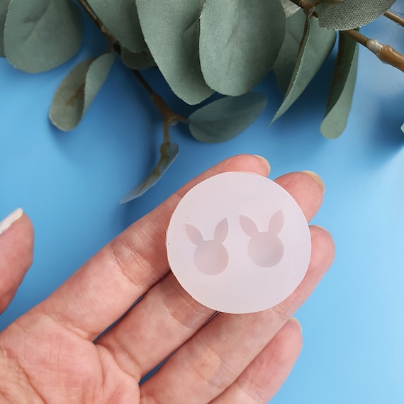 Bunny Silicone earring mold Jewelry Resin mould for resin and epoxy