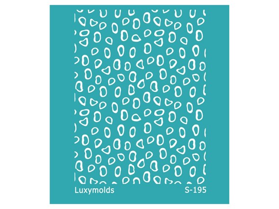 Silk screen stencil for polymer clay "Luxymolds" S-195