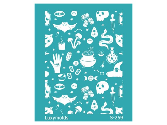 Silk screen stencil for polymer clay "Luxymolds" S-259