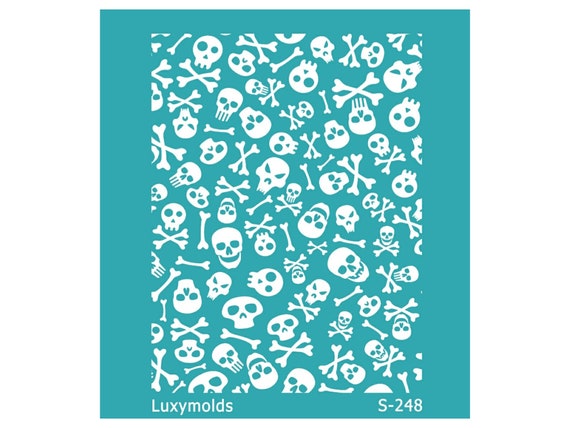 Silk screen stencil for polymer clay "Luxymolds" S-248