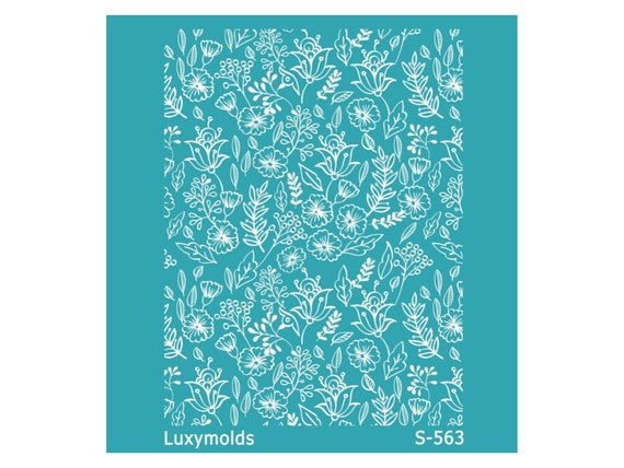 Silk screen stencil for polymer clay "Luxymolds" S-563