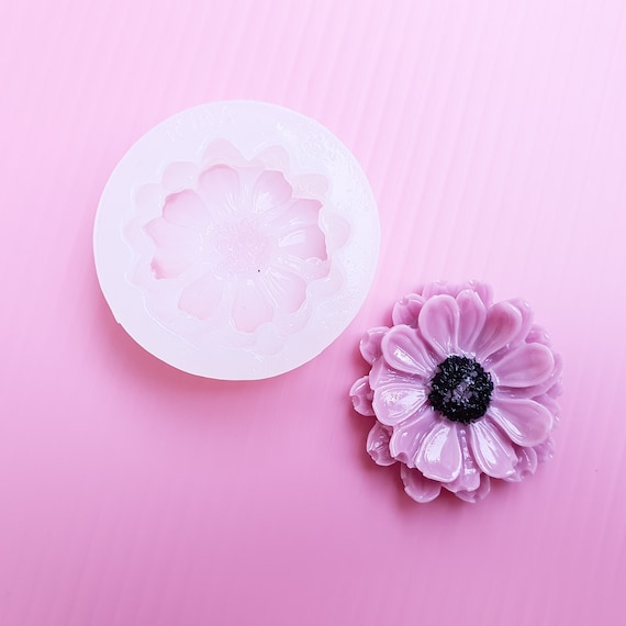 Flower Earring mold Silicone earrings mould for resin and epoxy 3.5 cm