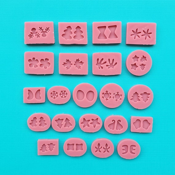 Silicone earrings molds for resin and epoxy mould for jewelry for stud earrings