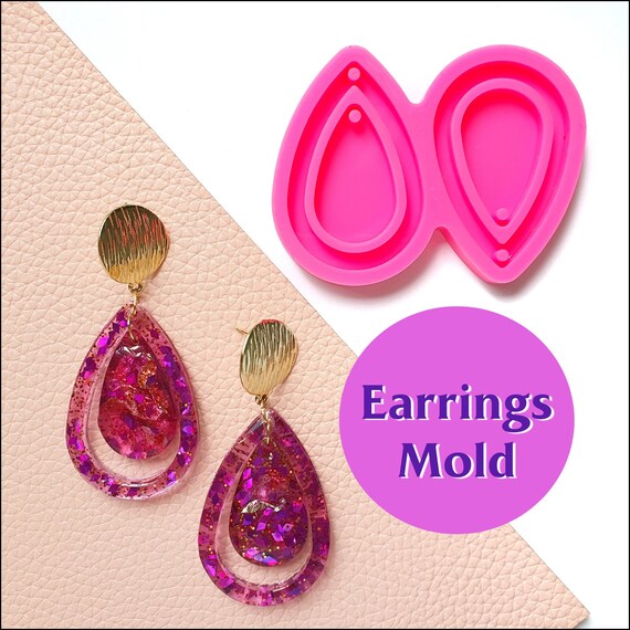 Earrings silicone mold for resin silicone molds for epoxy