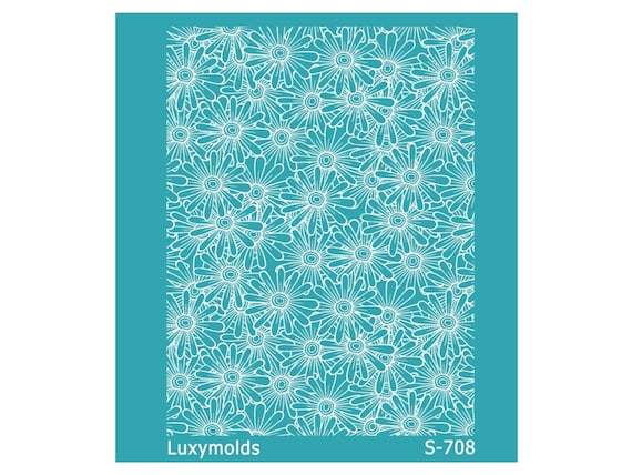Silk screen stencil for polymer clay "Luxymolds" S-708