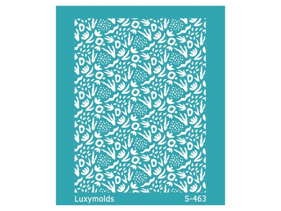 Silk screen stencil for polymer clay "Luxymolds" S-463