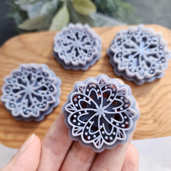 Polymer Clay cutters Flower Floral Earrings molds Polymer clay tools sharp cutter stamp Jewelry earrings cutters cutters Clay supplies