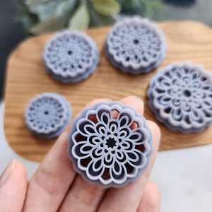 Polymer Clay cutters Flower Floral Earrings molds Polymer clay tools sharp cutter stamp Jewelry earrings cutters cutters Clay supplies