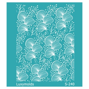 Silk screen stencil for polymer clay "Luxymolds" S-240