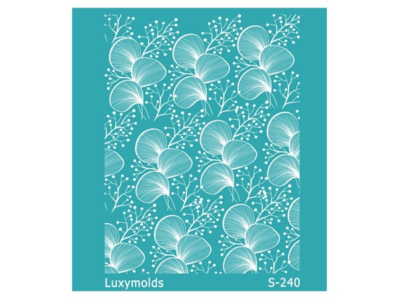 Silk screen stencil for polymer clay "Luxymolds" S-240