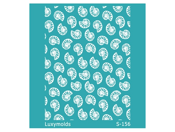 Silk screen stencil for polymer clay "Luxymolds" S-156