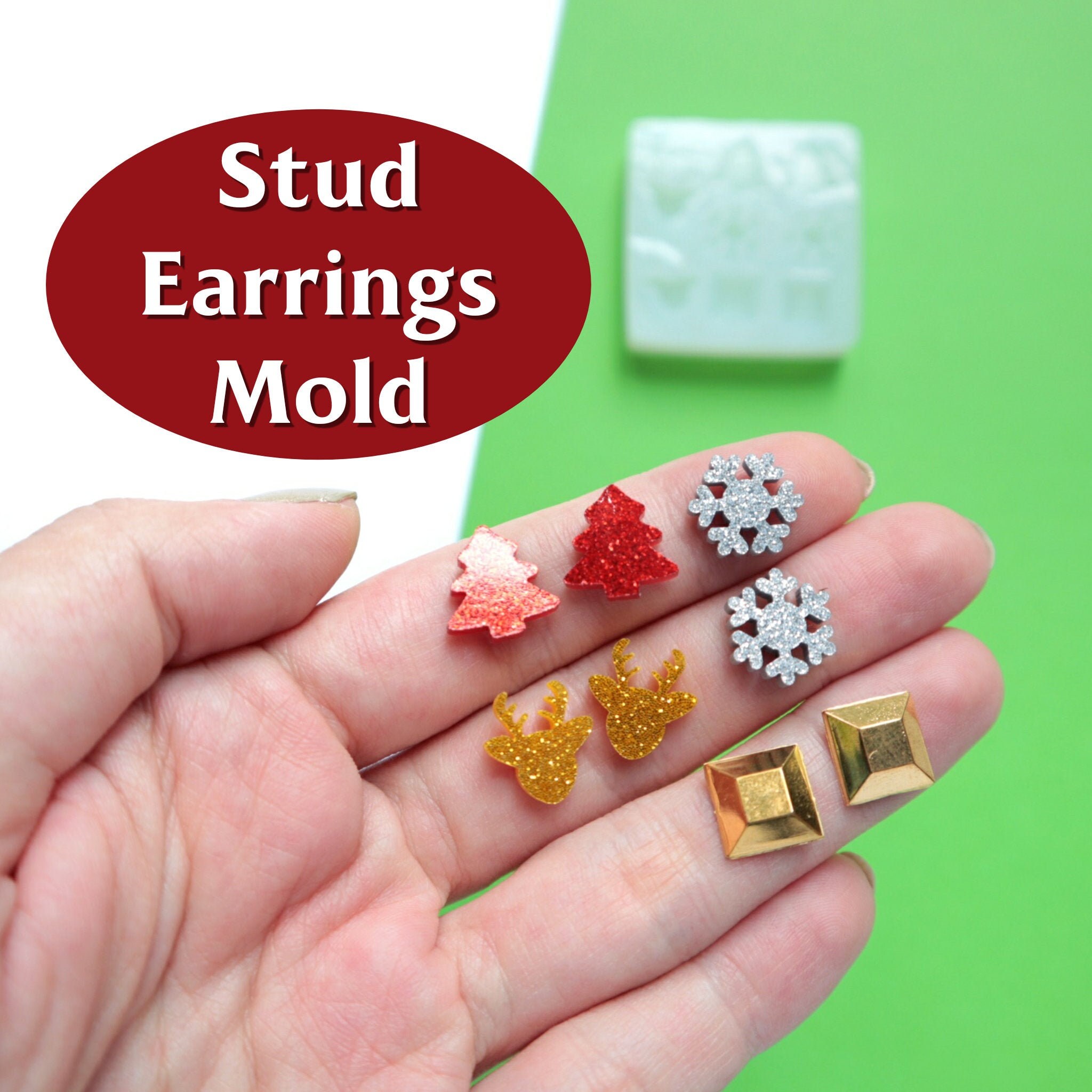 Silicone Earrings Mold Jewelry Mould for Resin and Epoxy 