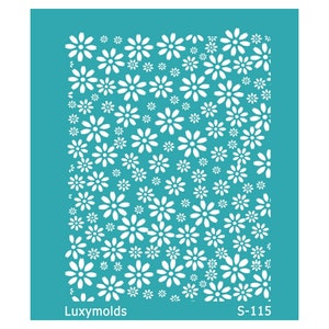 Silk screen stencil for polymer clay "Luxymolds" S-115