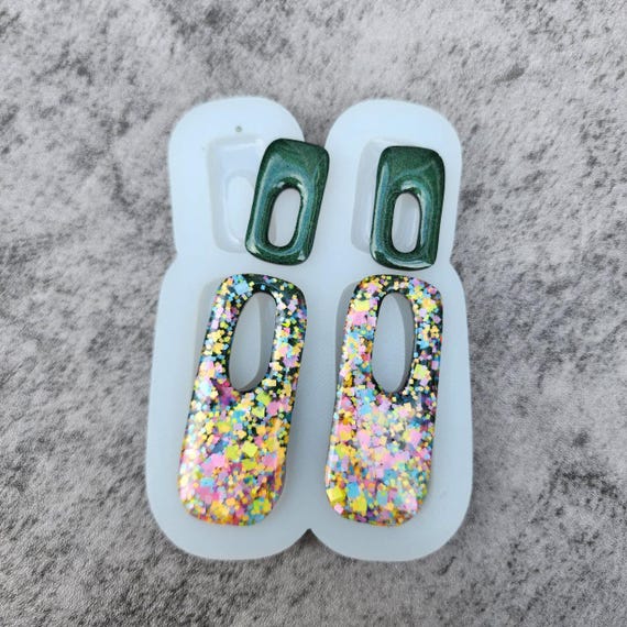 Geometric Silicone Earrings Mold for Resin Jewelry Making