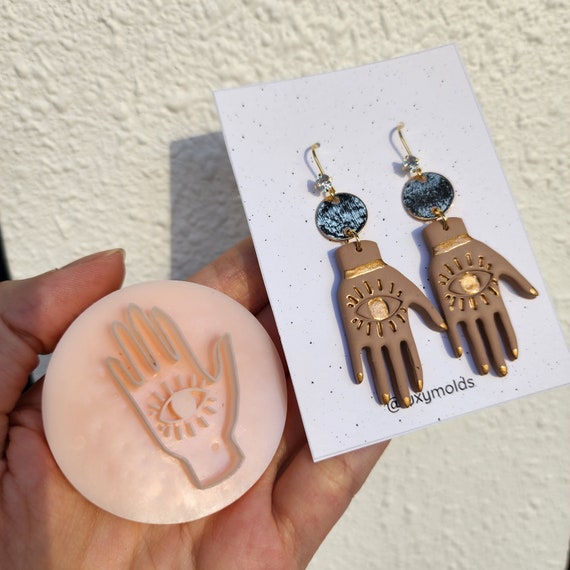 Polymer Clay cutters "Hand" Earrings sharp clay cutter