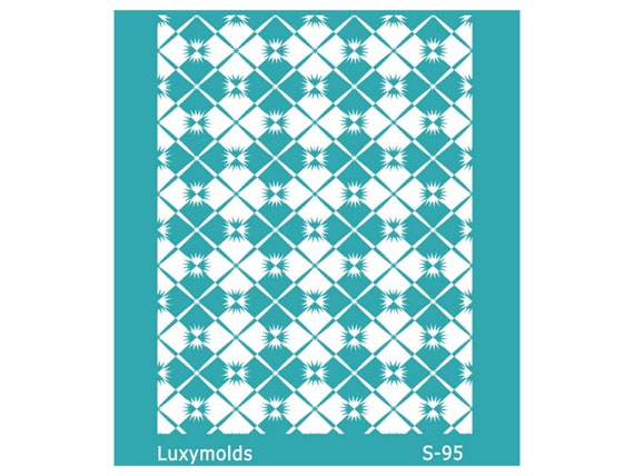 Silk screen stencil for polymer clay "Luxymolds" S-95