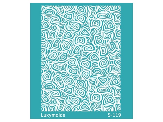Silk screen stencil for polymer clay "Luxymolds" S-119