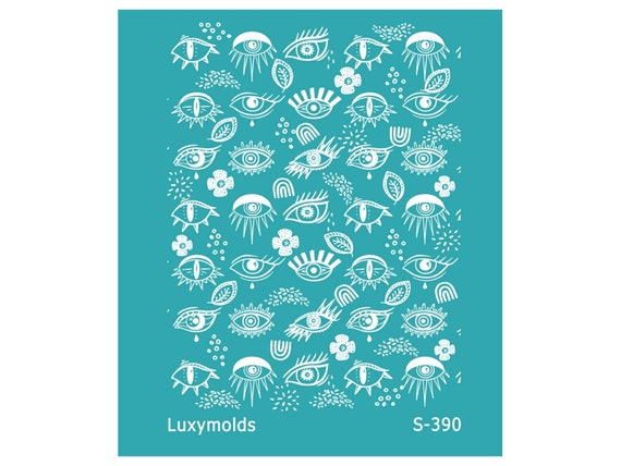 Silk screen stencil for polymer clay "Luxymolds" S-390