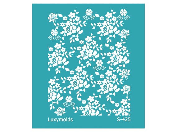 Silk screen stencil for polymer clay "Luxymolds" S-425