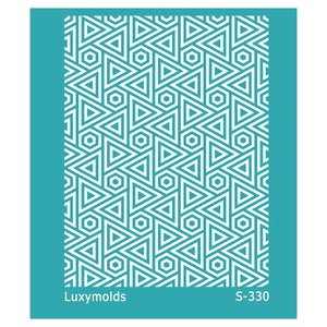 Silk screen stencil for polymer clay "Luxymolds" S-330