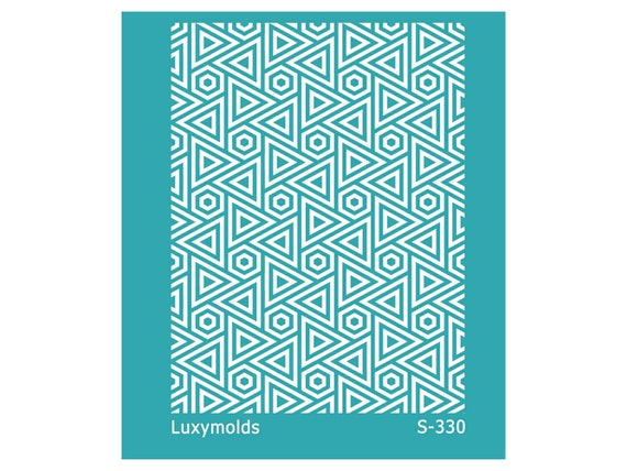 Silk screen stencil for polymer clay "Luxymolds" S-330