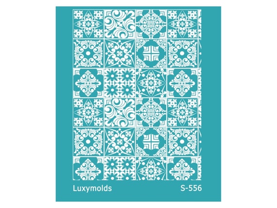 Silk screen stencil for polymer clay "Luxymolds" S-556