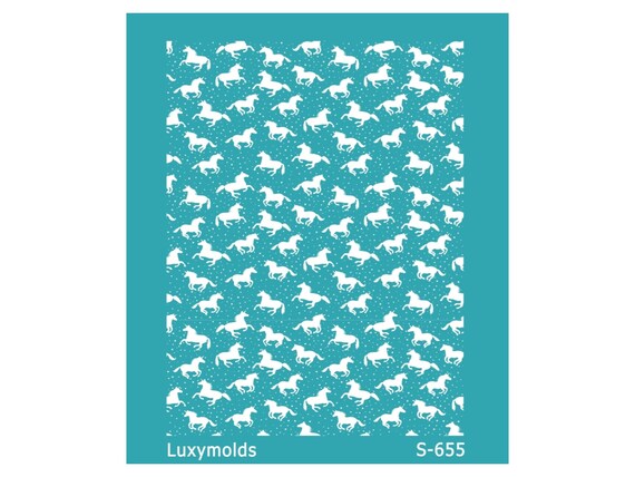 Silk screen stencil for polymer clay "Luxymolds" S-655