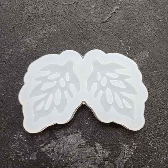 Silicone earrings mold Jewelry resin mold "Leaf" Botanic design epoxy mold