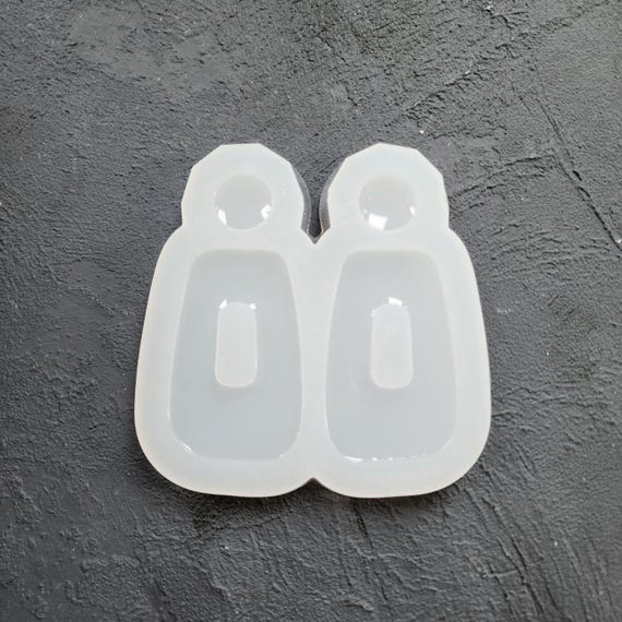 Silicone earrings mold Jewelry resin mold "Geometry" design epoxy mold Resin supplies
