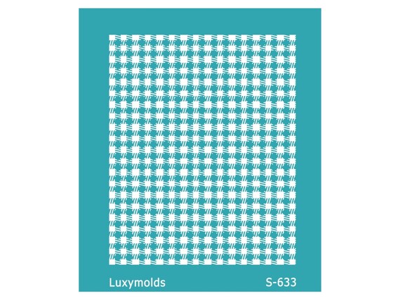 Silk screen stencil for polymer clay "Luxymolds" S-633