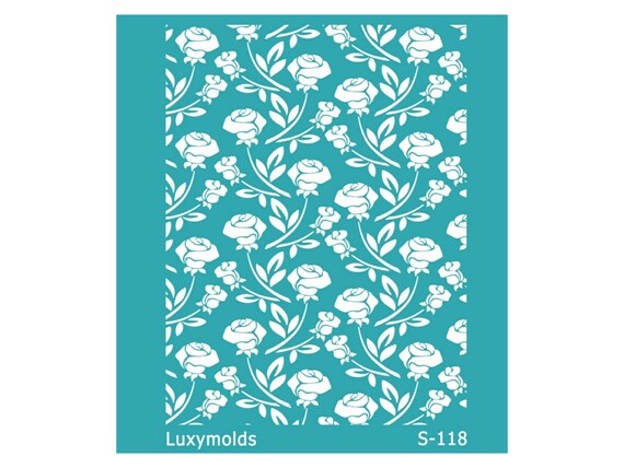 Silk screen stencil for polymer clay "Luxymolds" S-118