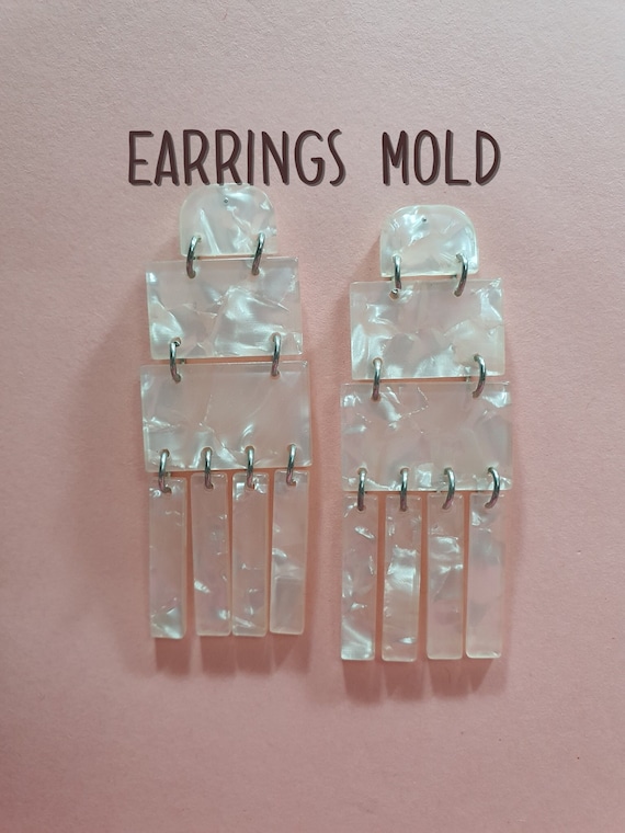 Silicone Earrings Mold Jewelry Mould for Resin and Epoxy 