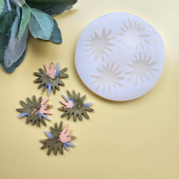 Silicone earrings mold mould for resin and epoxy