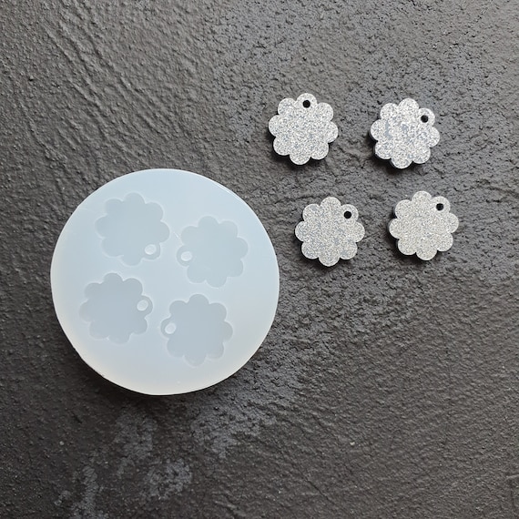 Silicone earrings mold Jewelry Resin mould for resin and epoxy