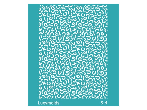 Silk screen stencil for polymer clay "Luxymolds" S-4