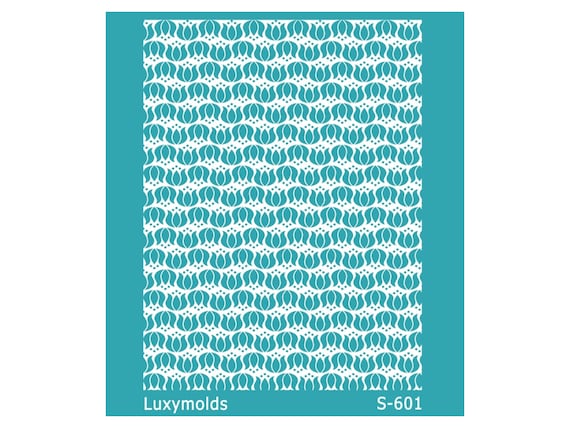 Silk screen stencil for polymer clay "Luxymolds" S-601