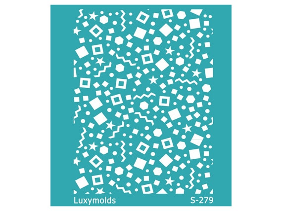 Silk screen stencil for polymer clay "Luxymolds" S-279