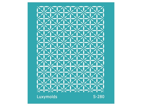 Silk screen stencil for polymer clay "Luxymolds" S-280
