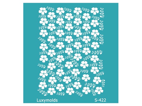 Silk screen stencil for polymer clay "Luxymolds" S-422