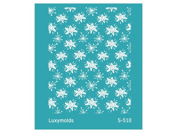 Silk screen stencil for polymer clay "Luxymolds" S-510