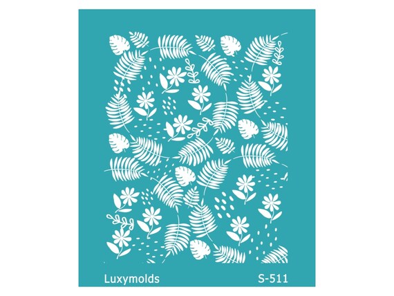 Silk screen stencil for polymer clay "Luxymolds" S-511
