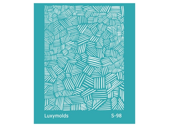Silk screen stencil for polymer clay "Luxymolds" S-98