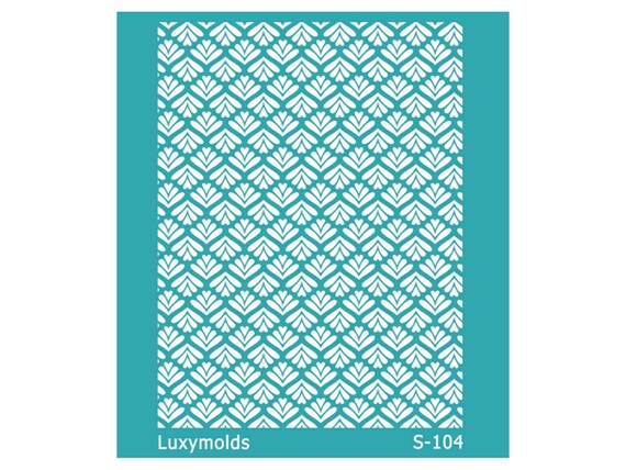 Silk screen stencil for polymer clay "Luxymolds" S-104