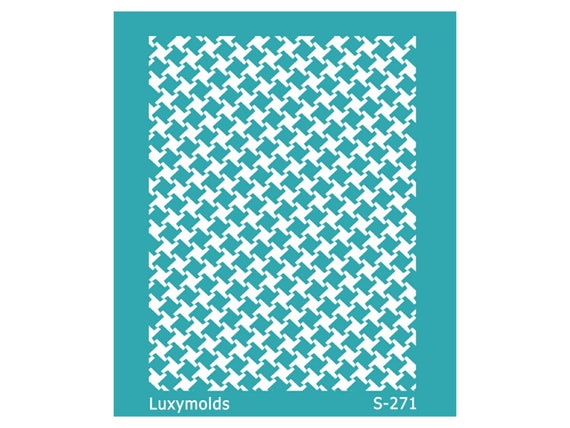 Silk screen stencil for polymer clay "Luxymolds" S-271