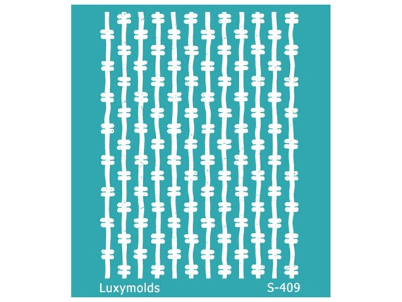 Silk screen stencil for polymer clay "Luxymolds" S-409