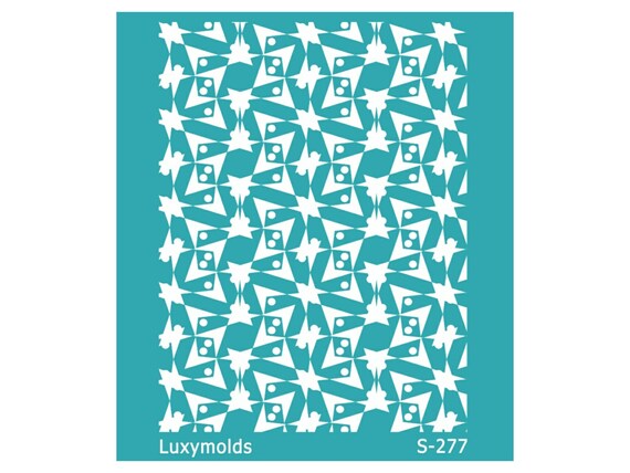 Silk screen stencil for polymer clay "Luxymolds" S-277