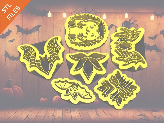 Digital STL files for 3D printing Clay cutters Earrings sharp version cutters Flower Leaf Mermaid cutters download files for resin machine