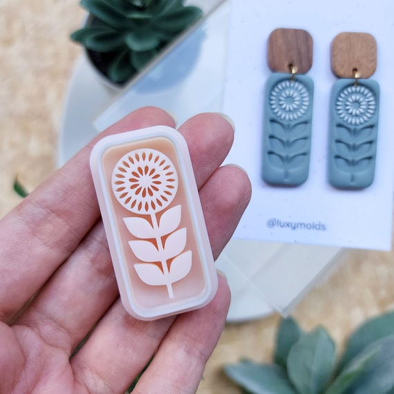 Polymer Clay cutters "Flower" Earrings sharp clay cutter stamp